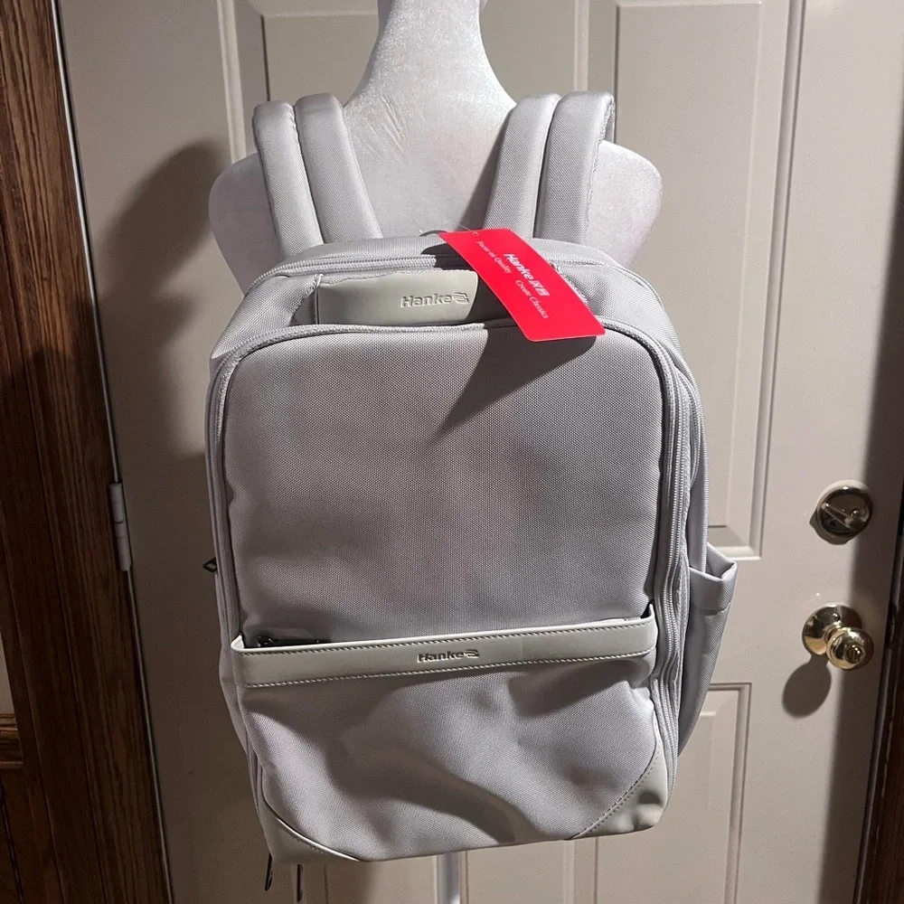 NEW Hanke Expandable Travel Laptop Backpack 16” – Greyish White